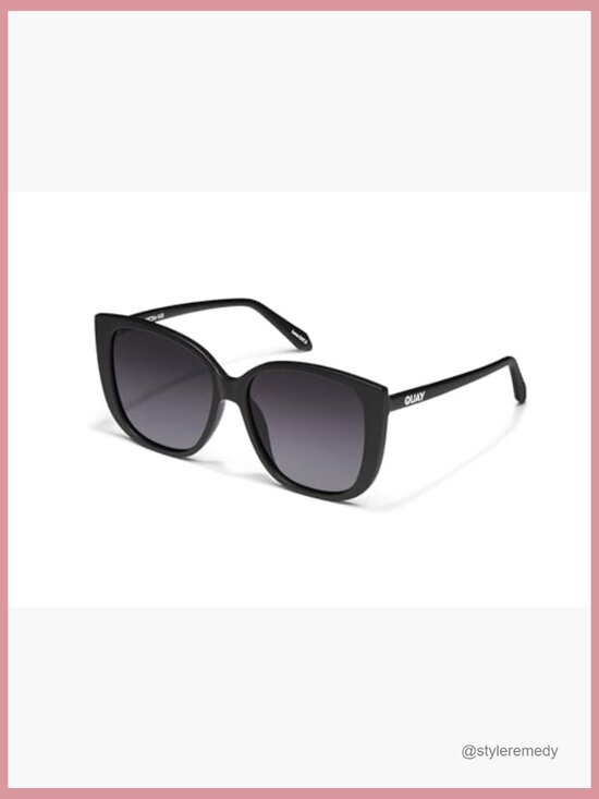 Oversized Cat Eye Sunglasses with UV Protected Lenses, Injection Molded Frame main image 2